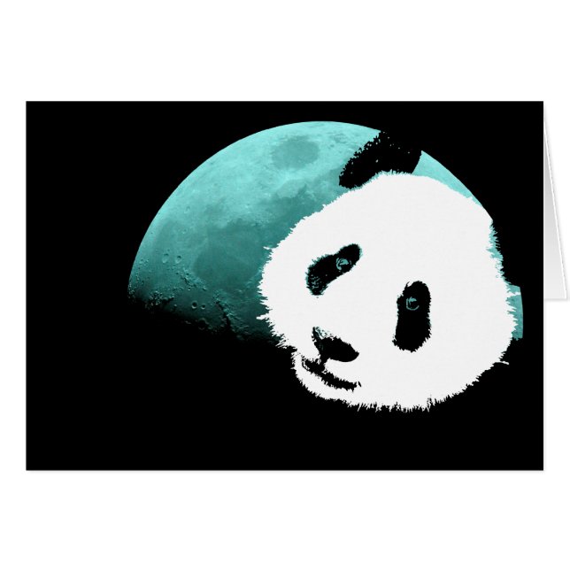 panda par la lune (Devant horizontal)