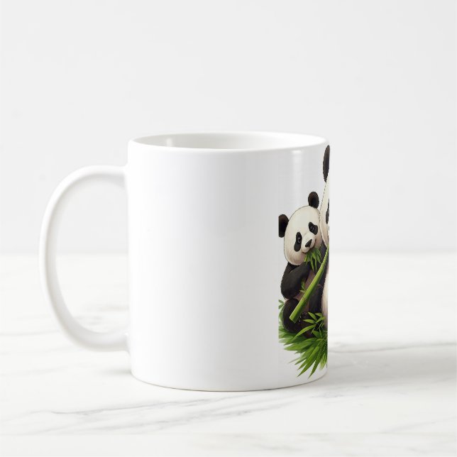 Panda Paradise: Alles was man essen kann Bambus! Kaffeetasse (Links)