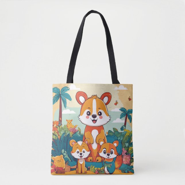 Panda Paradise Tasche (Vorderseite)