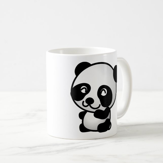 Panda photo , animaux . tasse de café (Devant droit)
