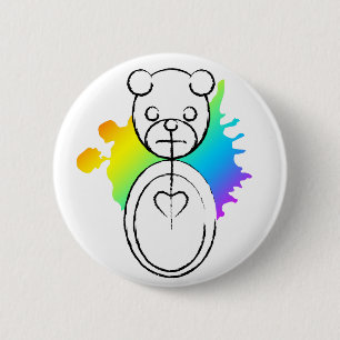 Panda-Platz. Button