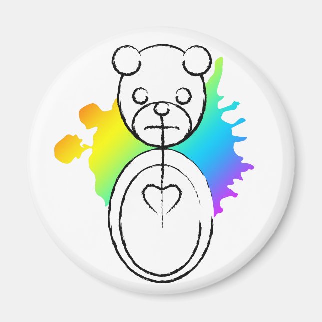 Panda-Platz. Magnet (Vorne)