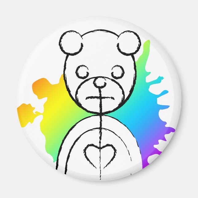 Panda-Platz. Magnet (Vorne)