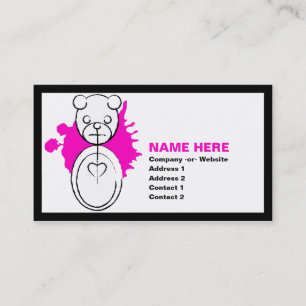 Panda-Platz. Visitenkarte