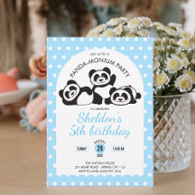 Panda Polka Dot Birthday Party