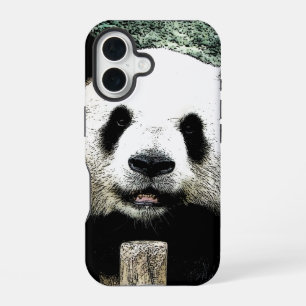 Panda Pop-Art iPhone 16 Hülle