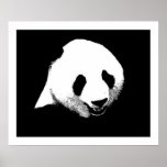 Panda Pop Art Poster Print - Panda Poster<br><div class="desc">Rett Pandas - Panda Black & White Pop Art Image - Panda Portrait - Panda Face / Head Pop Art Art Digital Artwork - Protect Pandas - Nature Environment Green World - Bär / Animal Images - Retten Pandas - Retten Sie den Planeten</div>