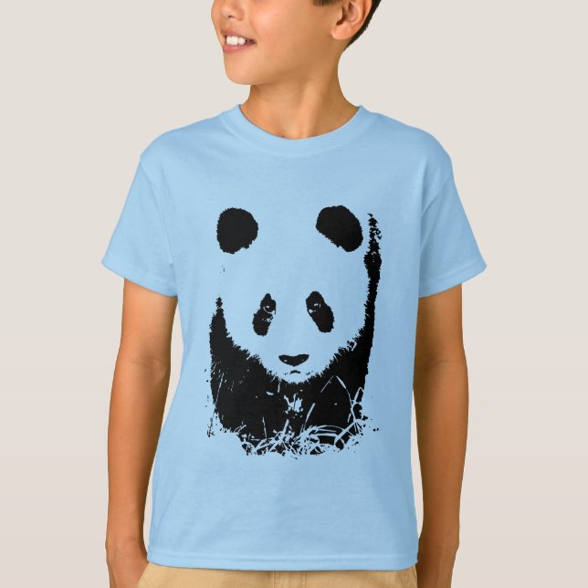 Panda Pop Art T-Shirt (Vorderseite)