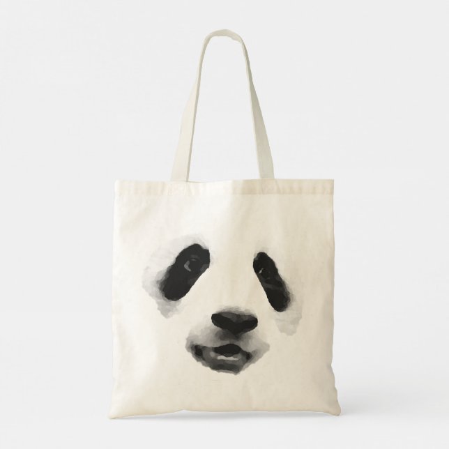 Panda Pop Art Tragetasche (Rückseite)