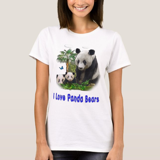 Panda porte des t-shirts (Devant)