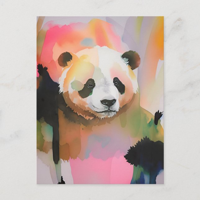 Panda Postcard Nr. 8 Postkarte (Vorderseite)