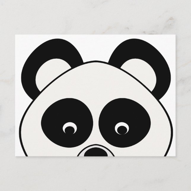 Panda Postcard Postkarte (Vorderseite)