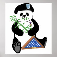 Panda Poster Day Armed Forces