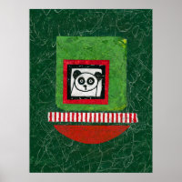 Panda Poster non préparé Poster Wall Art