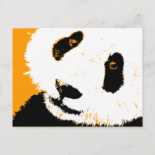 Panda. Postkarte