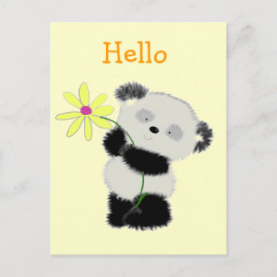 Panda Postkarte