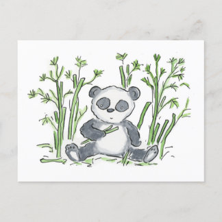 Panda Postkarte