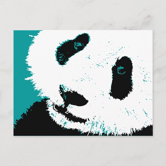 Panda. Postkarte (Vorderseite)