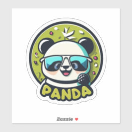 Panda Power Stickers mit einem Roar Aufkleber