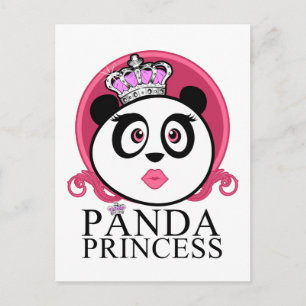 Panda Princess Postkarte