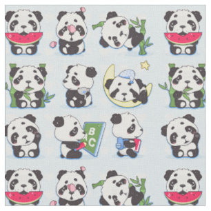 Panda Print Stoff
