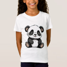 Panda Printed T - Shirt