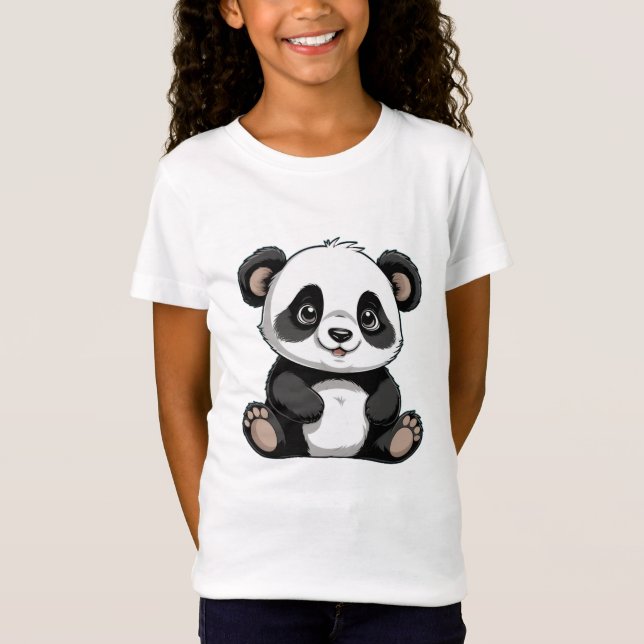 Panda Printed T - Shirt (Vorderseite)