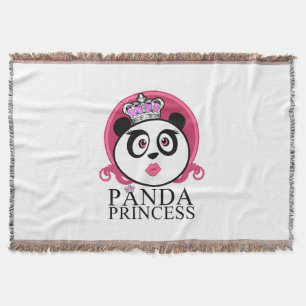 Panda Prinzessin Süße Panda Königin Decke
