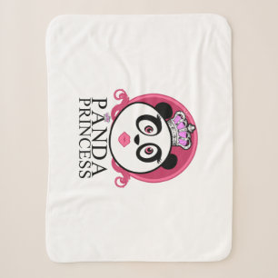 Panda Prinzessin Süße Panda Königin Krone Sherpadecke