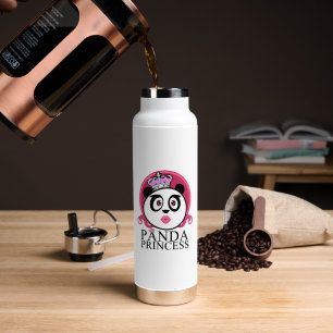 Panda-Prinzessin Süße Panda-Königin Krone Trinkflasche