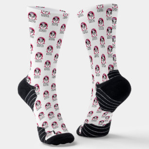 Panda-Prinzessin Süße Panda-Königin-Kronen-Muster Socken