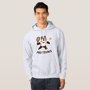 Panda Pro Tennis Sticker - Niedliches Sportdesign Hoodie