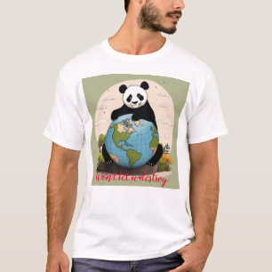 "Panda Protector: Der Wächter der Erde rette Erde T-Shirt