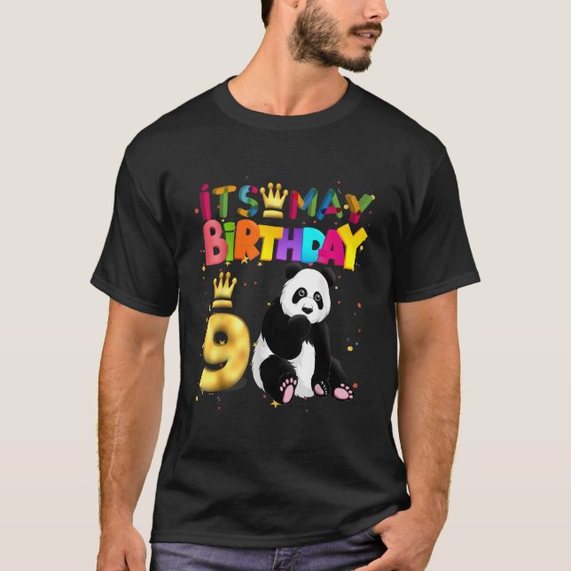 Panda Py Tier 9. Panda T-Shirt (Vorderseite)