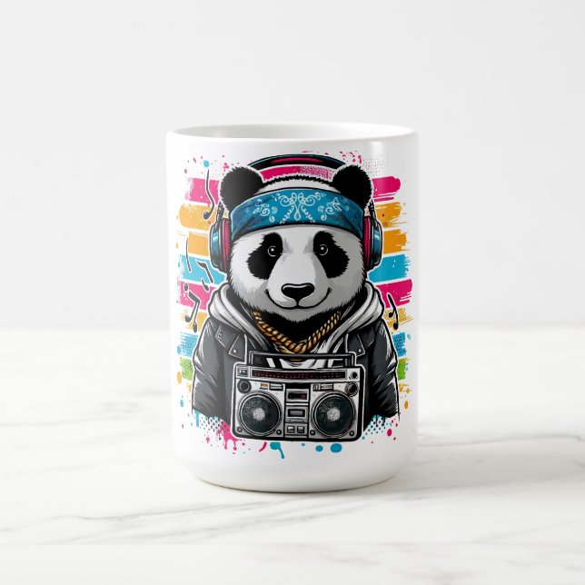 Panda Rapper Kaffeetasse (Mittel)