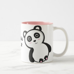 Panda-Regel-Tasse Zweifarbige Tasse