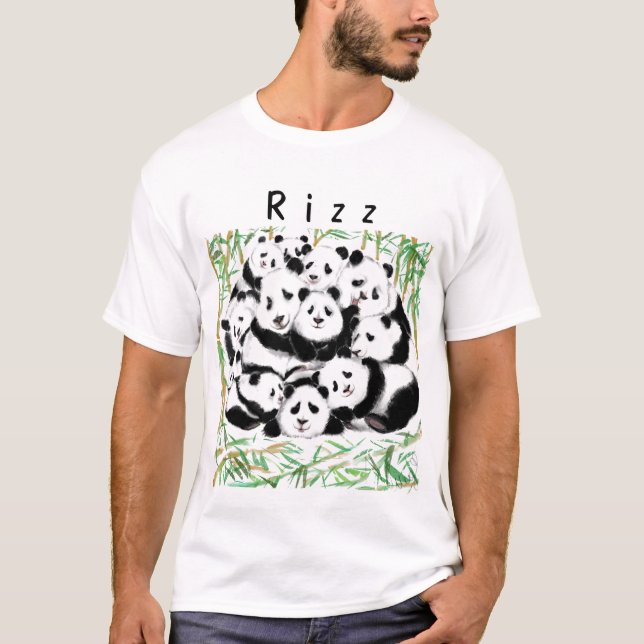 Panda Rizz T-Shirt (Vorderseite)