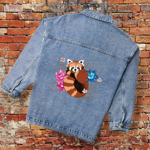 Panda Rouge Lotus Fleurs Henné