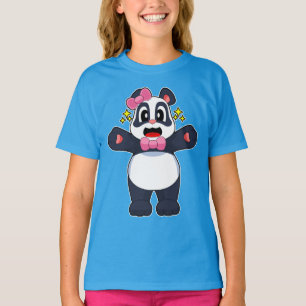 Panda-Schleife T-Shirt