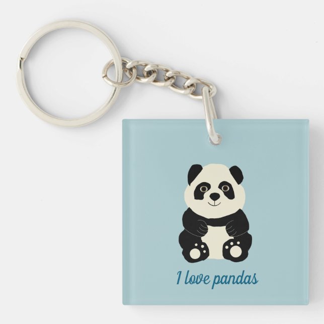 Panda Schlüsselanhänger (Vorderseite)