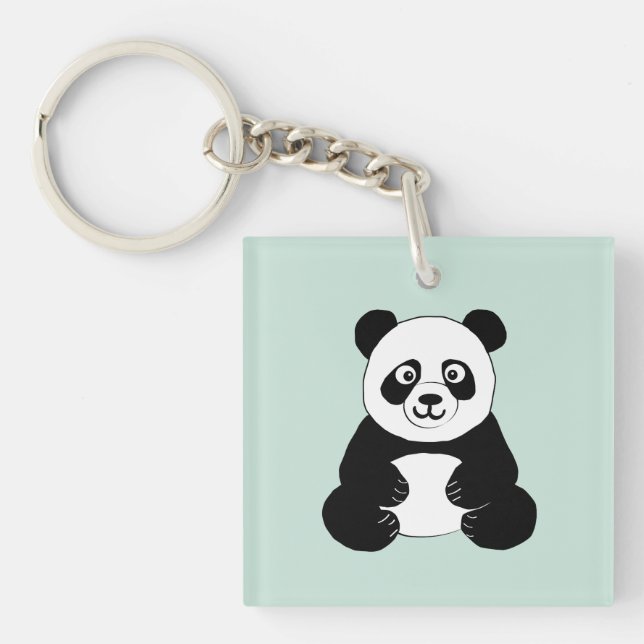Panda Schlüsselanhänger (Vorderseite)