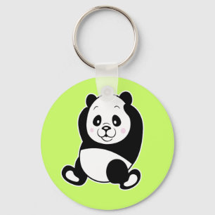 Panda-Schlüsselanhänger Grün Schlüsselanhänger