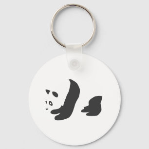Panda (schwarz) schlüsselanhänger