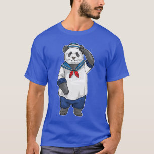 Panda Segler Segelmütze T-Shirt