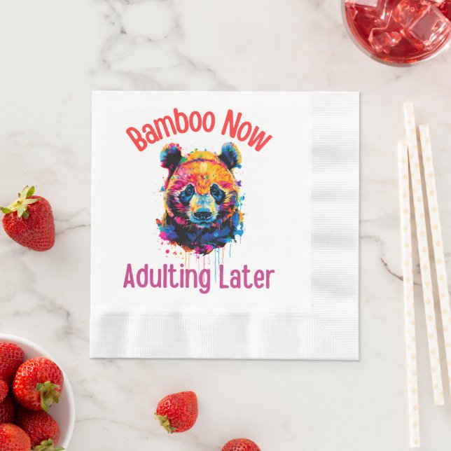 Panda Serviette (Beispiel)