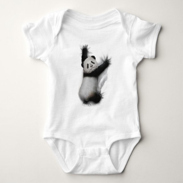 Panda Shirt Humour Graphic Animal T - Shirt Gesche (Vorderseite)