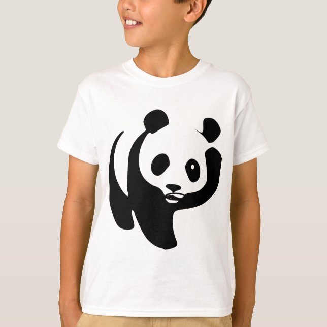 Panda-Shirt T-Shirt (Vorderseite)