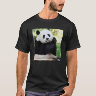Panda-Sitzen T-Shirt