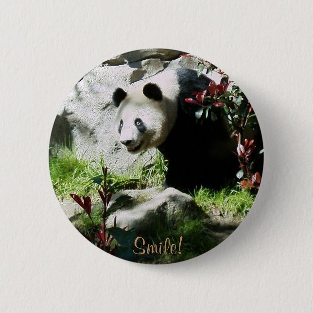 Panda Smile! Button (Vorderseite)