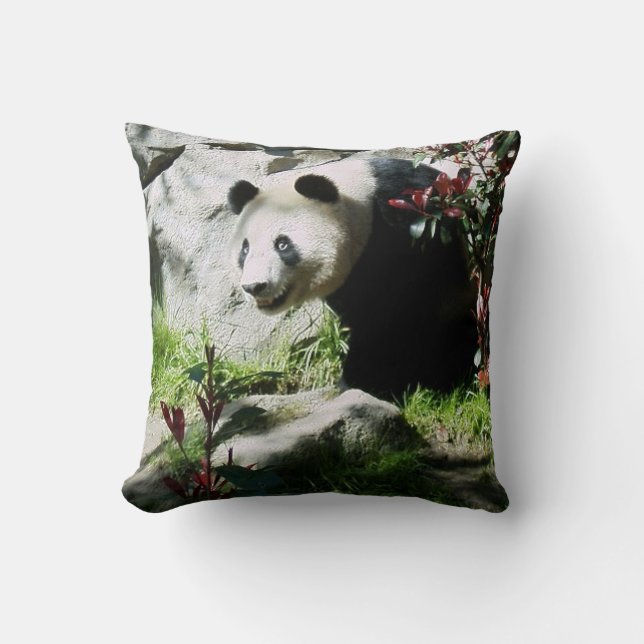 Panda Smile Kissen (Vorderseite)